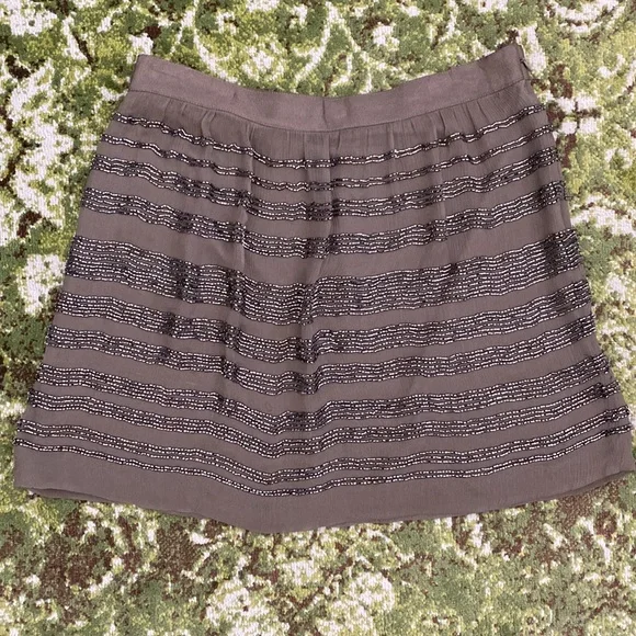 Club Monaco | Skirts | Club Monaco Beaded Mini Skirt | Poshmark